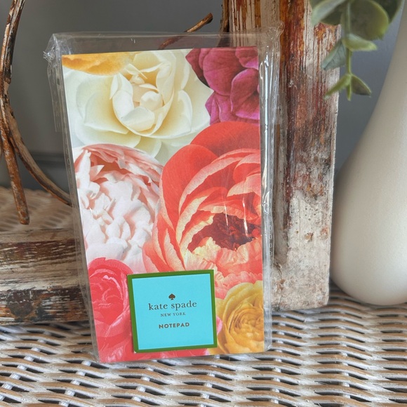 kate spade Other - Kate Spade New York small floral notepad colorful bouquet design on the cover